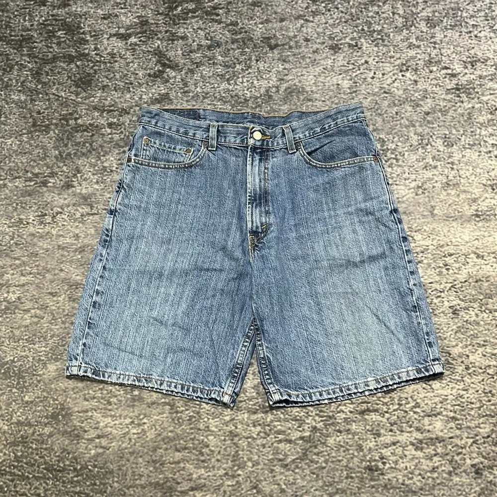 Levi's 550 Relaxed Fit Jorts Mens 34 Blue Relaxed Baggy Vintage Y2K Denim Shorts